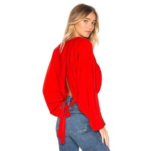 Revolve Superdown Liliana Open Back Top | Red Size M